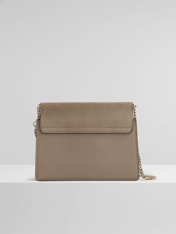 Mini Bolsos Mujer Chloé Faye Gris Cowhide FRSG57392